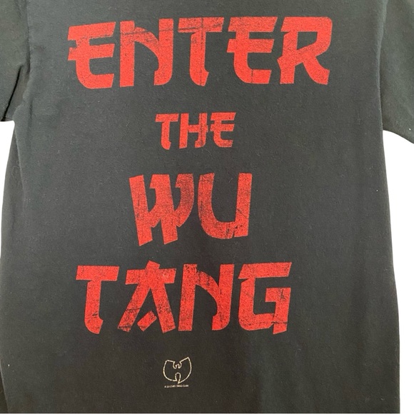 Enter The Wu Tang Tee Tshirt Mens Size Small Unisex 2012 Black Red Crewneck SS - Picture 4 of 7